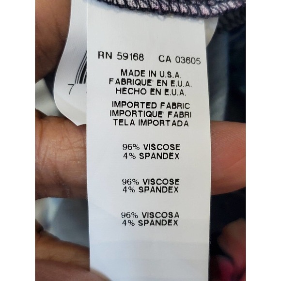 Karen Kane Wild Flower Garden Rose Cold Shoulder Viscose Knee Length Dress Large - Picture 10 of 14